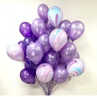 Облако из 50 шаров "Фиолетовая мечта"